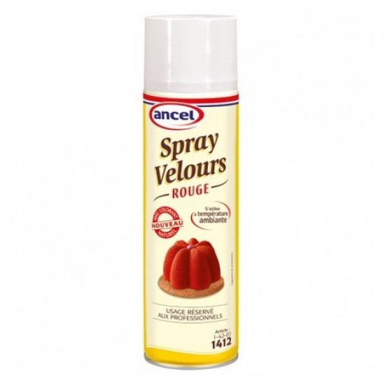 Spray velours Rouge