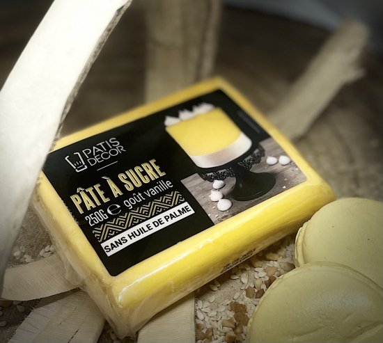 Pâte à sucre jaune